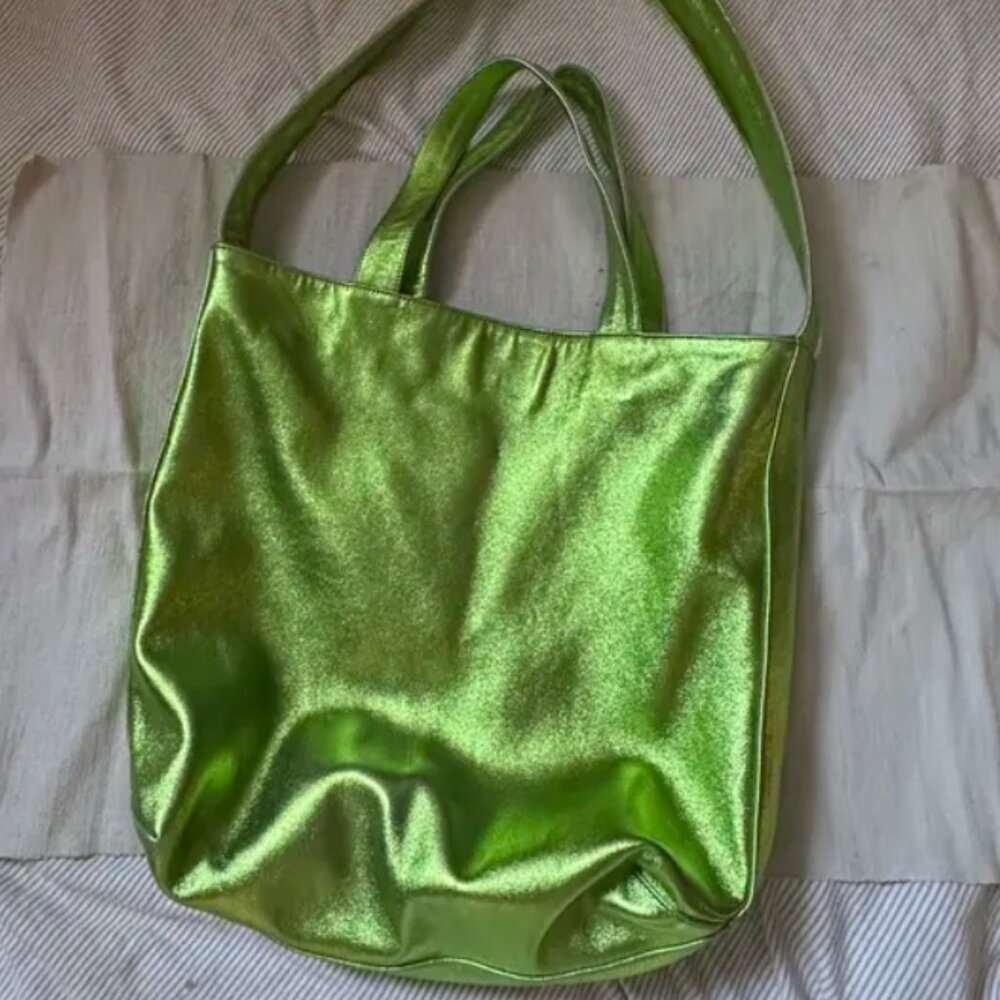 Christian Peau Metallic Tote Bag